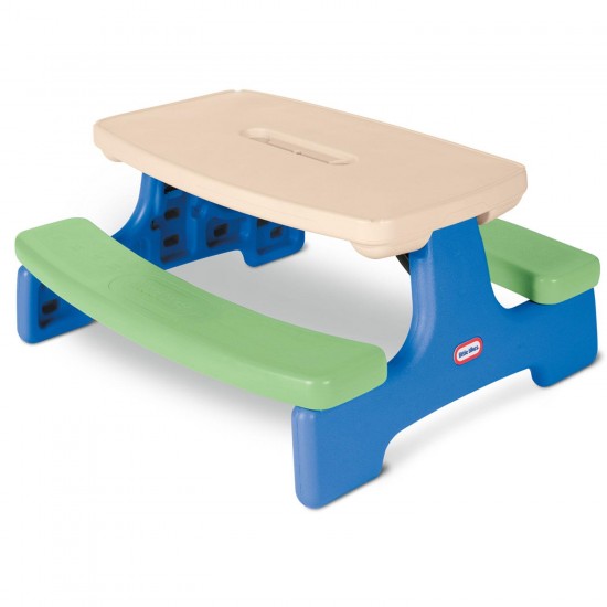 Little Tikes ♥ Easy Store™ Picnic Table Blue-Green
