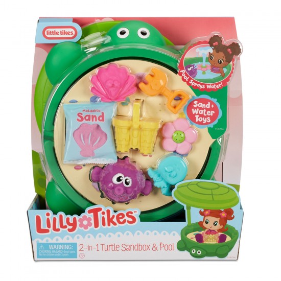 Little Tikes Toys ♥ Lilly Tikes™ 2-in-1 Turtle Sandbox & Pool